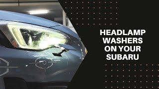 Omg! Did you know the SUBARU XV cleans it's own headlamps?!