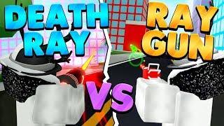 *NEW* DEATH RAY vs RAY GUN *WHICH IS BETTER?* (ROBLOX MAD CITY)