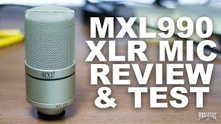 MXL-990 XLR Condenser Mic Review / Test