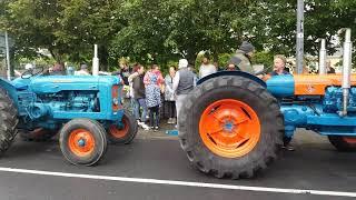 Tractor fundraising by Ardfert people for staff at UHK June 2020.