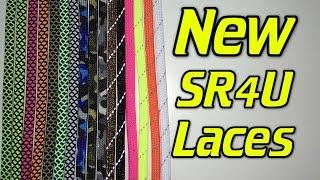 16 New SR4U Laces - Camo, Grid, Metallic and Sunlight Shimmer