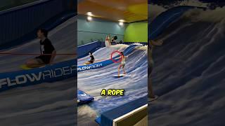 Girl Tries Surfing Simulator ️