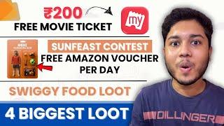 Bookmyshow Free Movie Offer, Sunfeast Free Amazon Voucher Contest, Swiggy Food Offer
