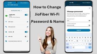 How to Change JioFiber WiFi Password & Name using Phone