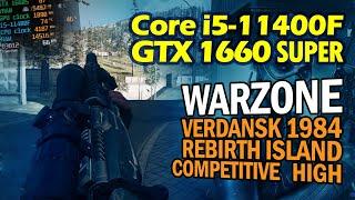 Core i5-11400F | GTX 1660 Super - Warzone Coldwar Season 3 (Competitive, High Settings)