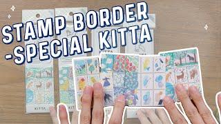 Unbox with Yoseka: 4 New Stamp Border Kitta Tapes