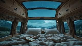 Sleep in the van, Natural Rain sounds ASMR Lo-Fi Relax Yoga Spiritual sounds