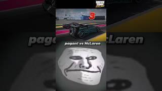 Pagani vs McLaren Drag  Drive zone online