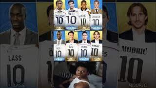 ️ The number 10 at Real Madrid has been carried by stars like Figo, Özil, James, Modric ...