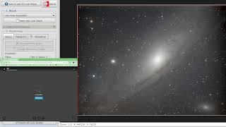 Andromeda live from my telescope - Astrophotography with Astrobloke