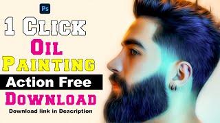 Photoshop Oil Painting Effect Action Free Download || DK ARNIYA