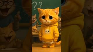 Bullied Kitten Cries at School  Meow Meow Meow Sad Song 