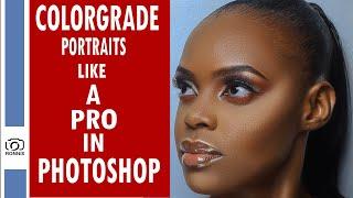 How To Colorgrade Like A Pro In Photoshop | Amazing Skin Tones In Photoshop|