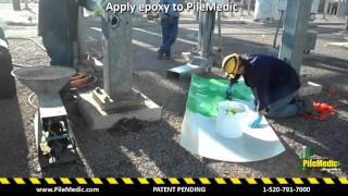 Repair of Corrosion-Damaged Columns Using PileMedic