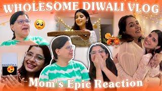 Mom's *Epic* Reaction to Surprise + Diwali Party Vlog | Anindita Chakravarty