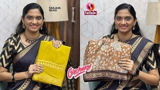 Mysore silk & Kalamkari georgette #sarees collection @sailajasilks 9849553901 #giveaway