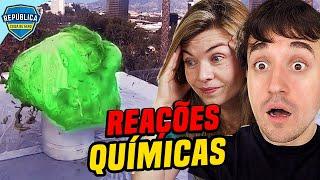 VÍDEOS DE REAÇÕES QUÍMICAS INCRÍVEIS! - EXPERIMENTOS BIZARROS