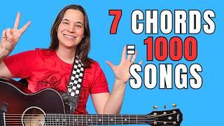 7 MUST KNOW Guitar Chords for Beginners to Unlock 1000s of Songs!