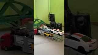 Why is the car transporter trying to park on military base ground? #shorts #shortsviral #funny