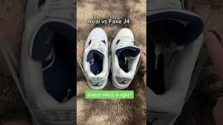 Air Jordan 4 midnight navy Fake vs Real,Can you guess rightly?