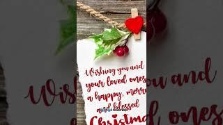 Joyful 2024 Christmas Greetings | Joy to the World | Happiness and Cheers