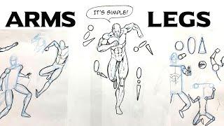 Drawing The Arms and Legs  SO SIMPLE