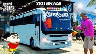 Franklin & Shinchan Build A Komban Bus Zed Astra In Gta5...! ( Gta5 mods )