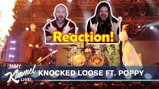 Musicians react to hearing Knocked Loose ft. Poppy – Suffocate Live on Jimmy Kimmel