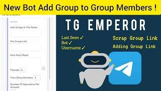 Telegram members adding new method | no command | no script | group to group adding @JayGhunawatOfficial