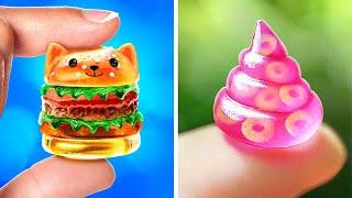 DIY Mini Burger  *We Bought Cutest TIKTOK Viral Fidgets*