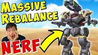 Massive Weapons & Robots REBALANCE War Robots Test Server Info WR