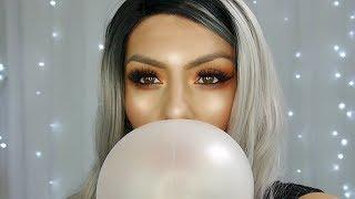 ASMR Doing My Makeup Chewing Gum (Intense) No Talking