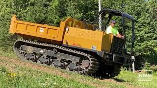 Morooka Rubber Track Crawler Carrier from RMS is Big Help at Giants Ridge Job Site