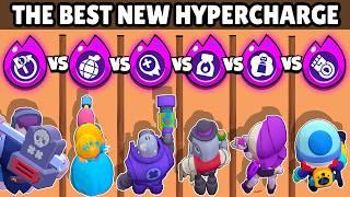 WHAT IS THE MOST POWERFUL NEW HYPERCHARGE? | BRAWL STARS