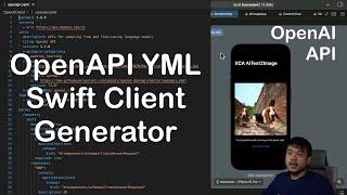 Generate Swift OpenAI Client using OpenAPI Generator | Build AI Text to Image iOS App | DALL-E