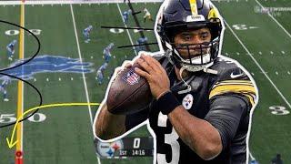 This one play shows Russell Wilson's VALUE for the Pittsburgh Steelers (Vs Detroit Lions)