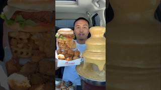 Trying Chick-Fil-A with EXTRA SAUCE #shorts #fastfood