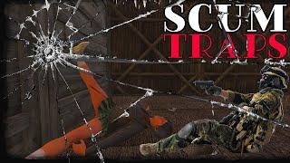 Scum 0.9 How to set "Undetected" traps in your base 3 crazy ways!!!