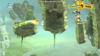 Rayman Legends (Ур. 2-3) Замок в небесах (Как собрать всех люмов)