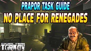 No Place For Renegades - Prapor Task Guide - Escape From Tarkov