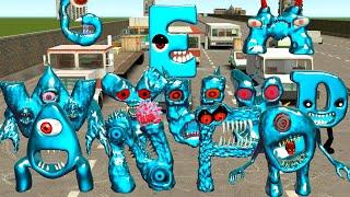 SPARTAN KICKING ALL DIAMOND CURSED NIGHTMARE ALPHABET LORE FAMILY ON THE HIGHWAY In Garry's Mod