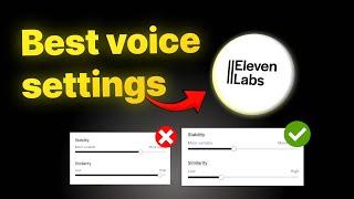 ElevenLabs Best Voice Settings for YouTube Videos! - Complete Guide