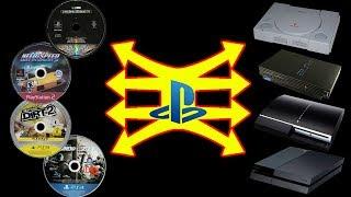 Inserting PlayStation discs into PlayStations (60fps)