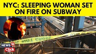 New York Subway Crime | Woman Dies After Being Set On Fire On NYC Subway | Brooklyn News | N18G