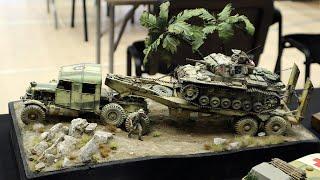 Moson Show 2024 Part 5: AFV models and dioramas