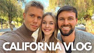 CALIFORNIA VACATION VLOG!!! PART 1!!! Disney, Family, Food, Basketball, Christmas Shopping, & More!