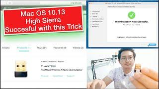 How to Instal TL-WN725N USB Wireless Adapter on Mac OS High Sierra