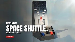 Science Fair Projects - How to make a Space shuttle Working Model. Rocket working model