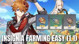 Easy Recruit Insignia Farming!! (1.1) | Genshin Impact Guide