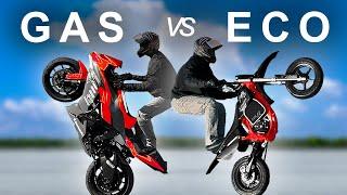 The Future of Stunt Bikes // Electric YZ85 Supermoto